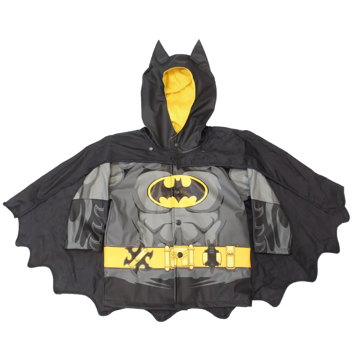 Western Chief Kids Batman™ Caped Crusader Black Raincoat