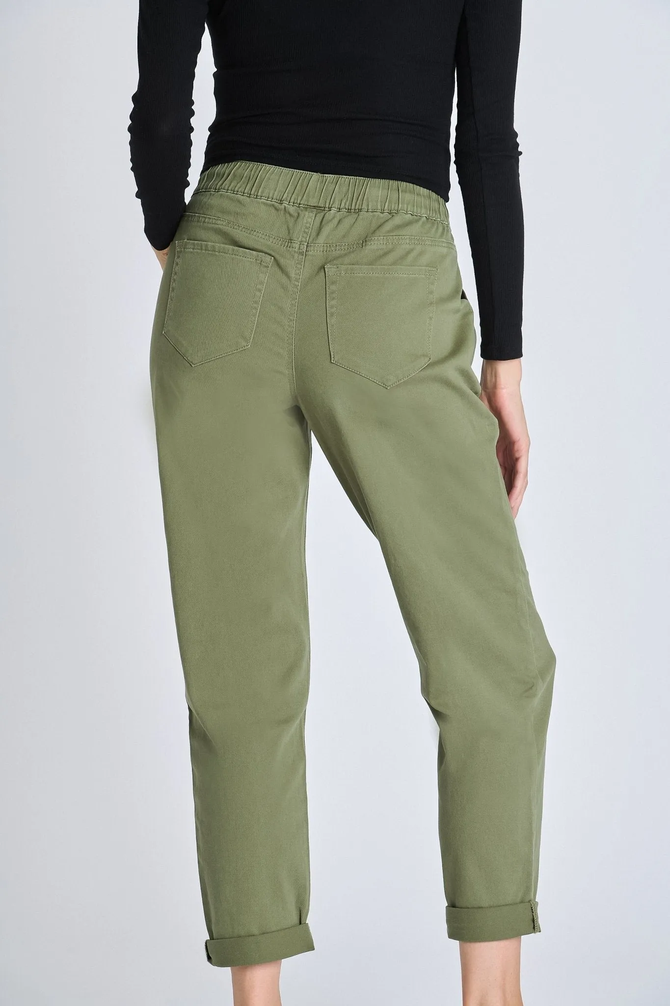 Westport Olive Weekender Twill Jogger - Plus