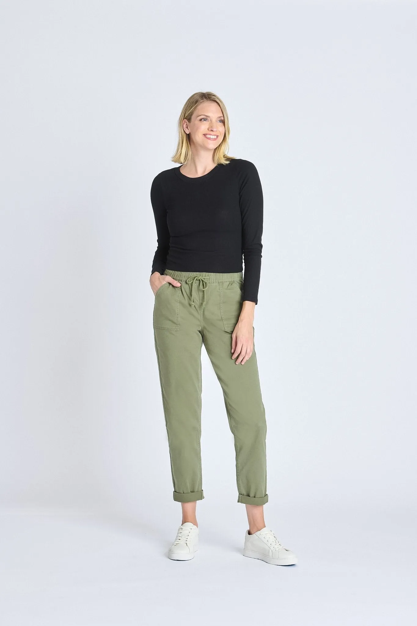 Westport Olive Weekender Twill Jogger