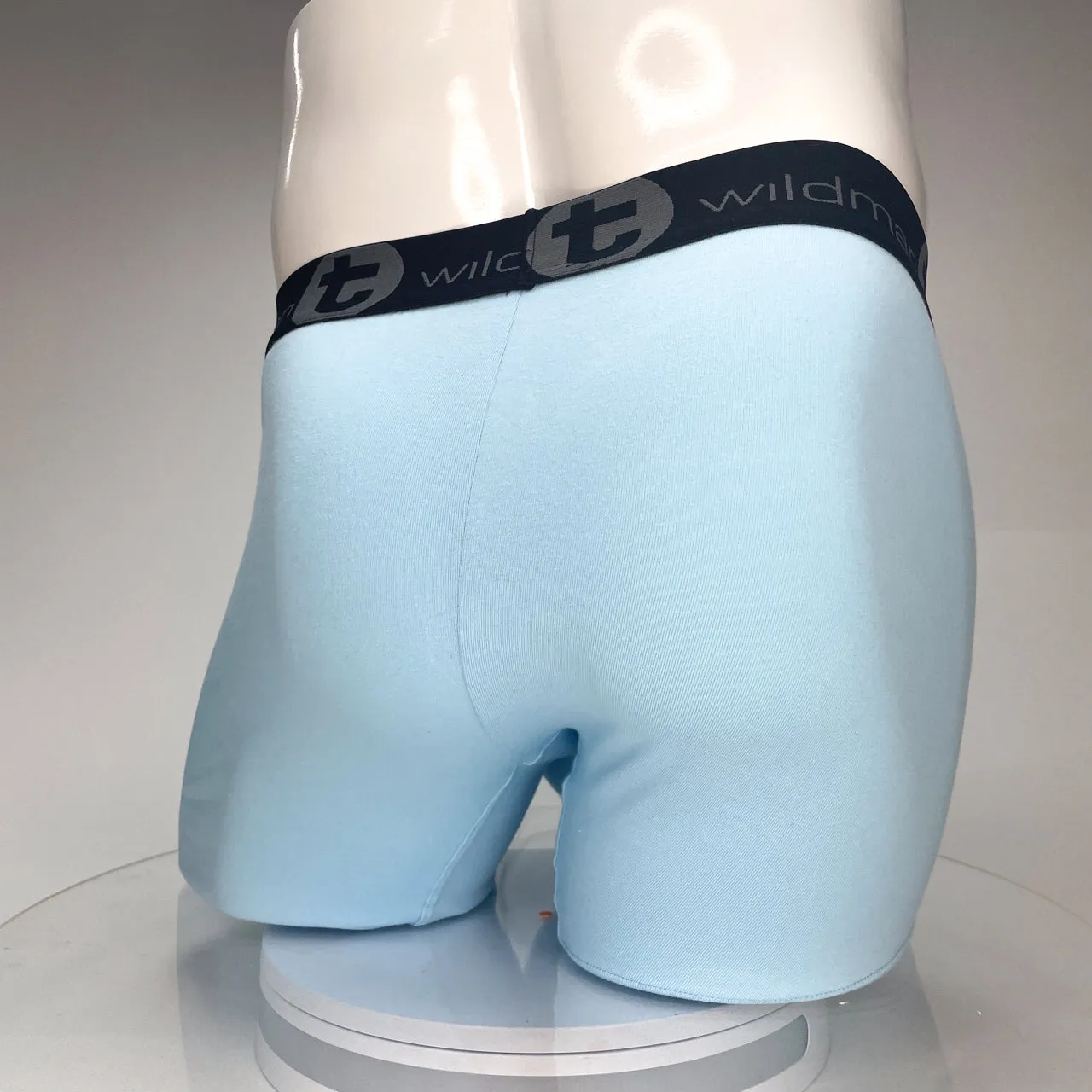 WildmanT Cotton Monster Cock 5" Inseam Boxer Brief Light Blue