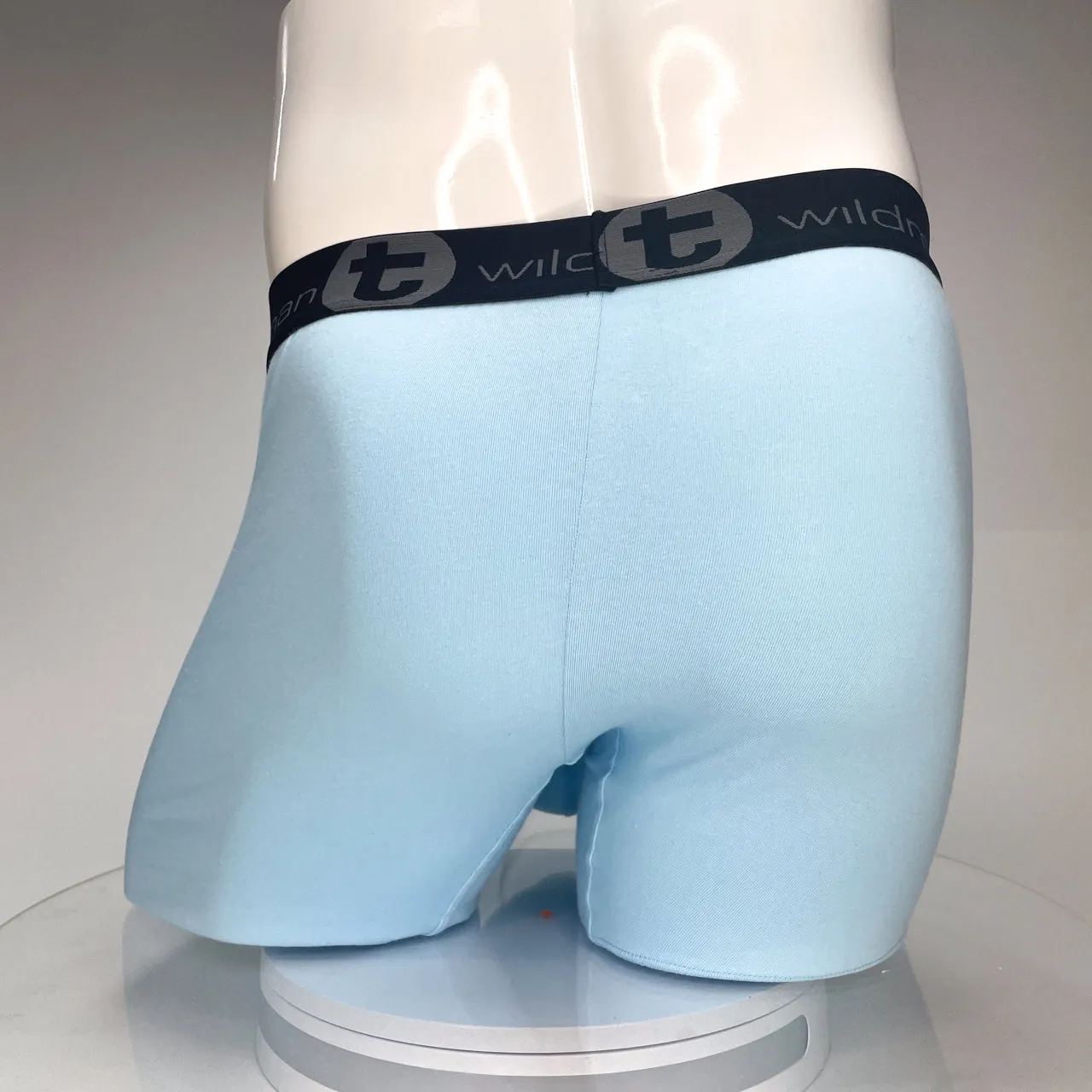 WildmanT Cotton Monster Cock 5" Inseam Boxer Brief Light Blue