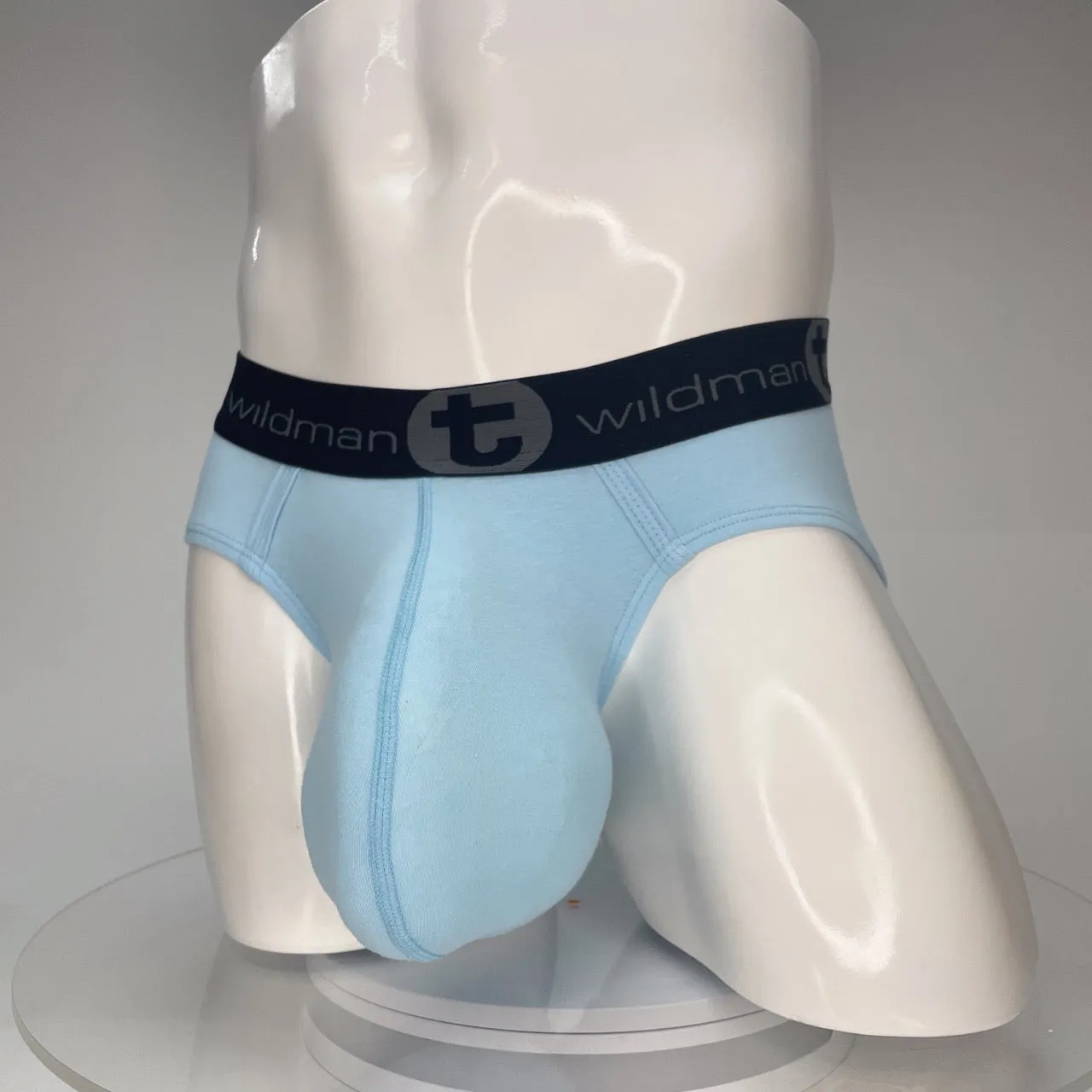 WildmanT Cotton Monster Cock Brief Light Blue