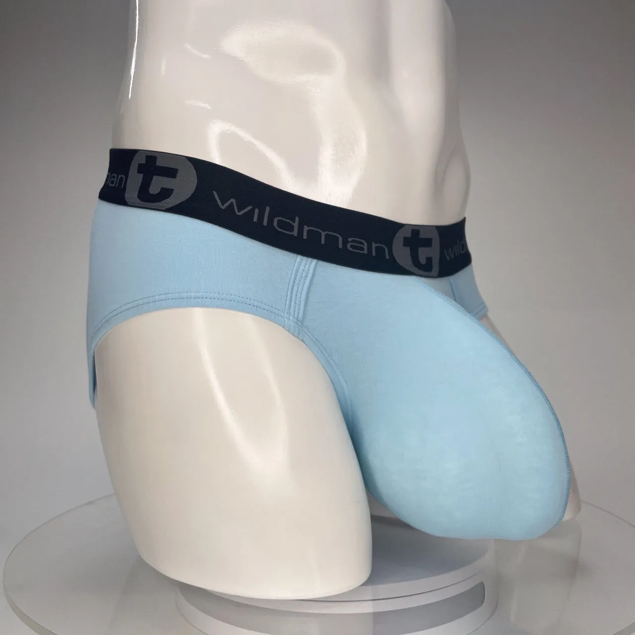 WildmanT Cotton Monster Cock Brief Light Blue