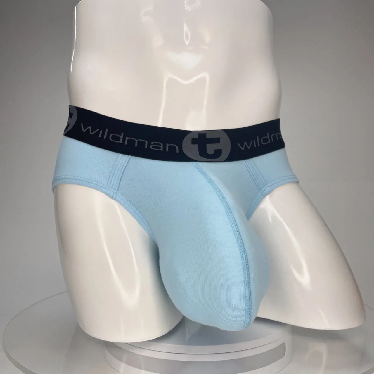 WildmanT Cotton Monster Cock Brief Light Blue