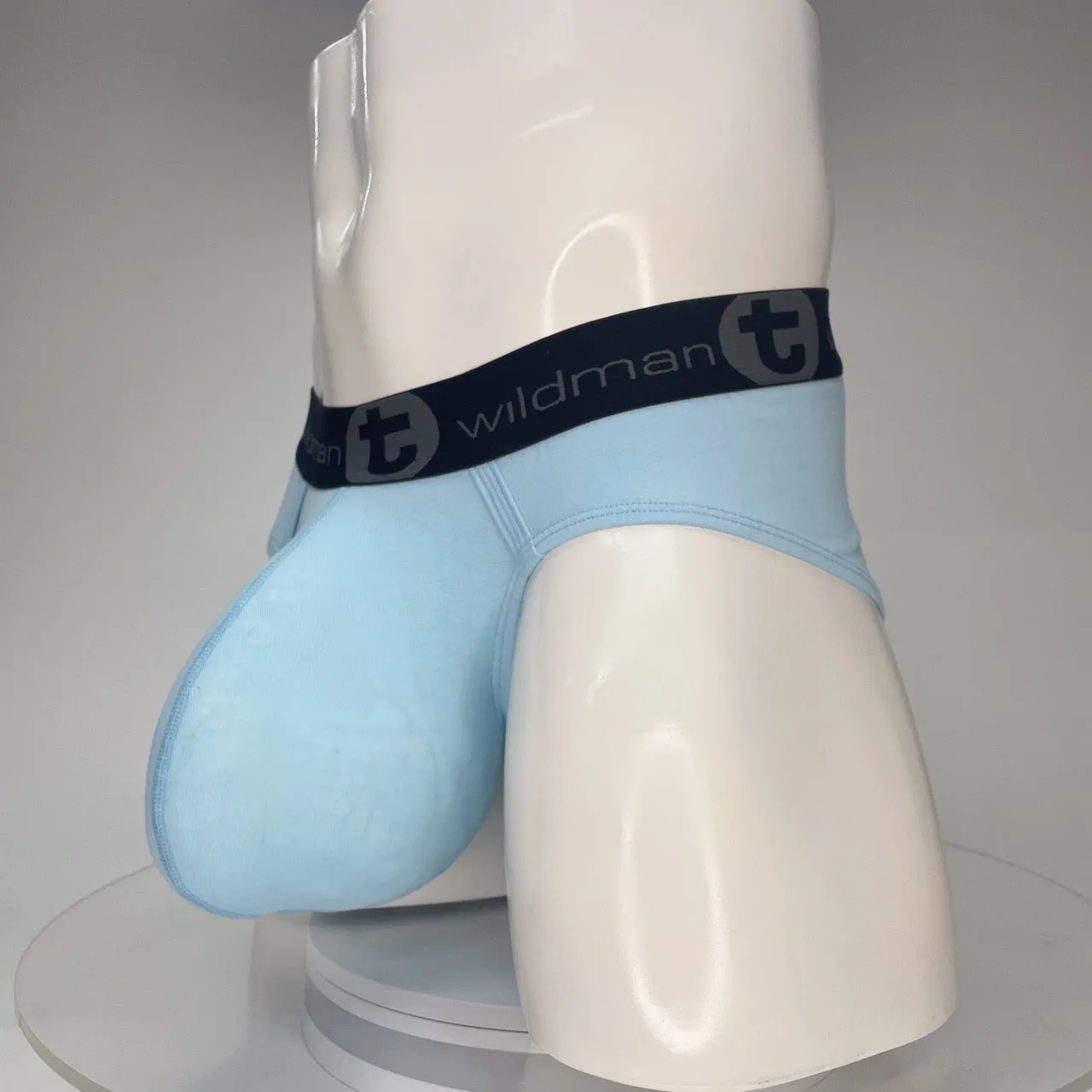 WildmanT Cotton Monster Cock Brief Light Blue