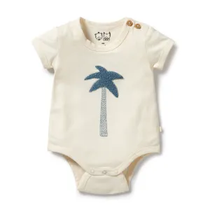 Wilson and Frenchy Organic Bodysuit Palm Days