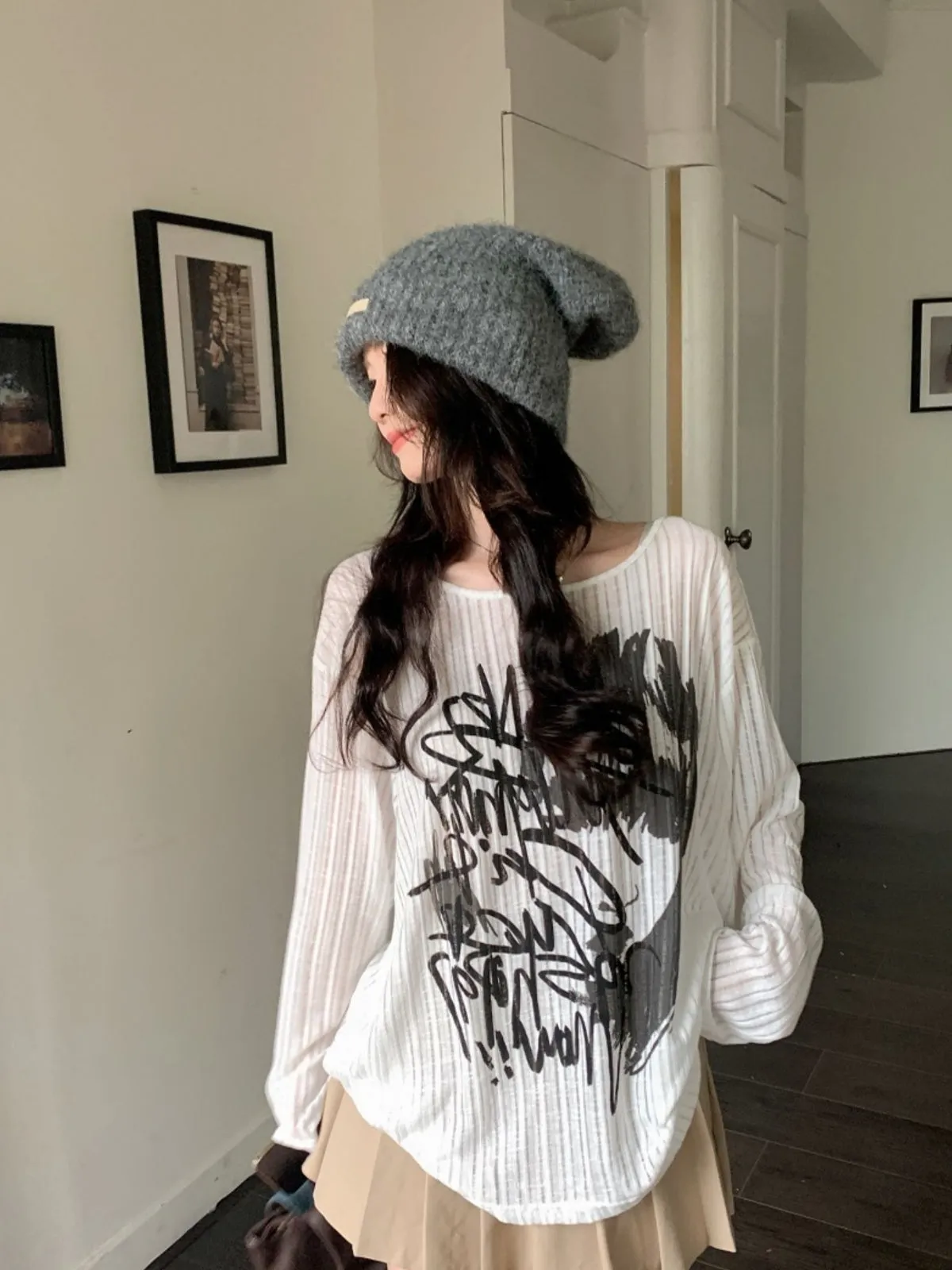 WLS Inner Layered Loose Sweater