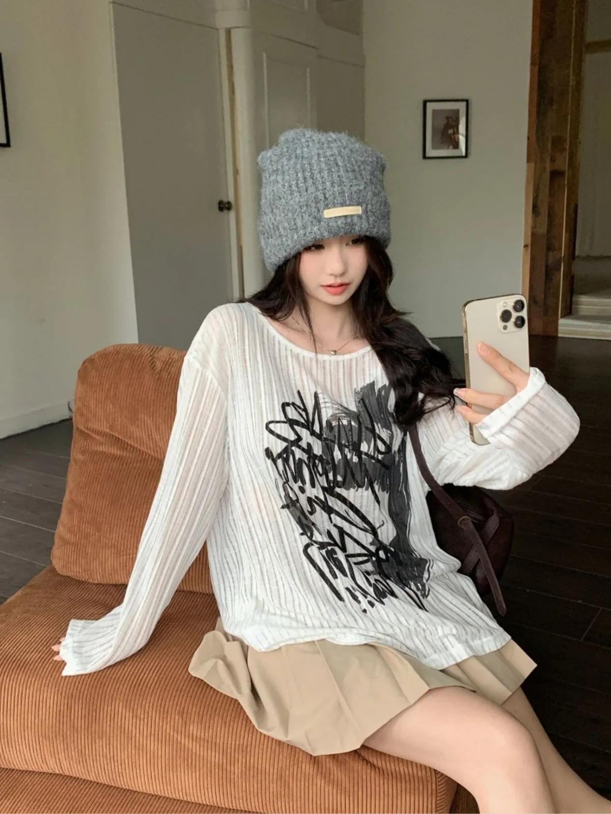 WLS Inner Layered Loose Sweater