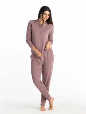 Women's Bamboo Lightweight Fleece Jogger - Canyon