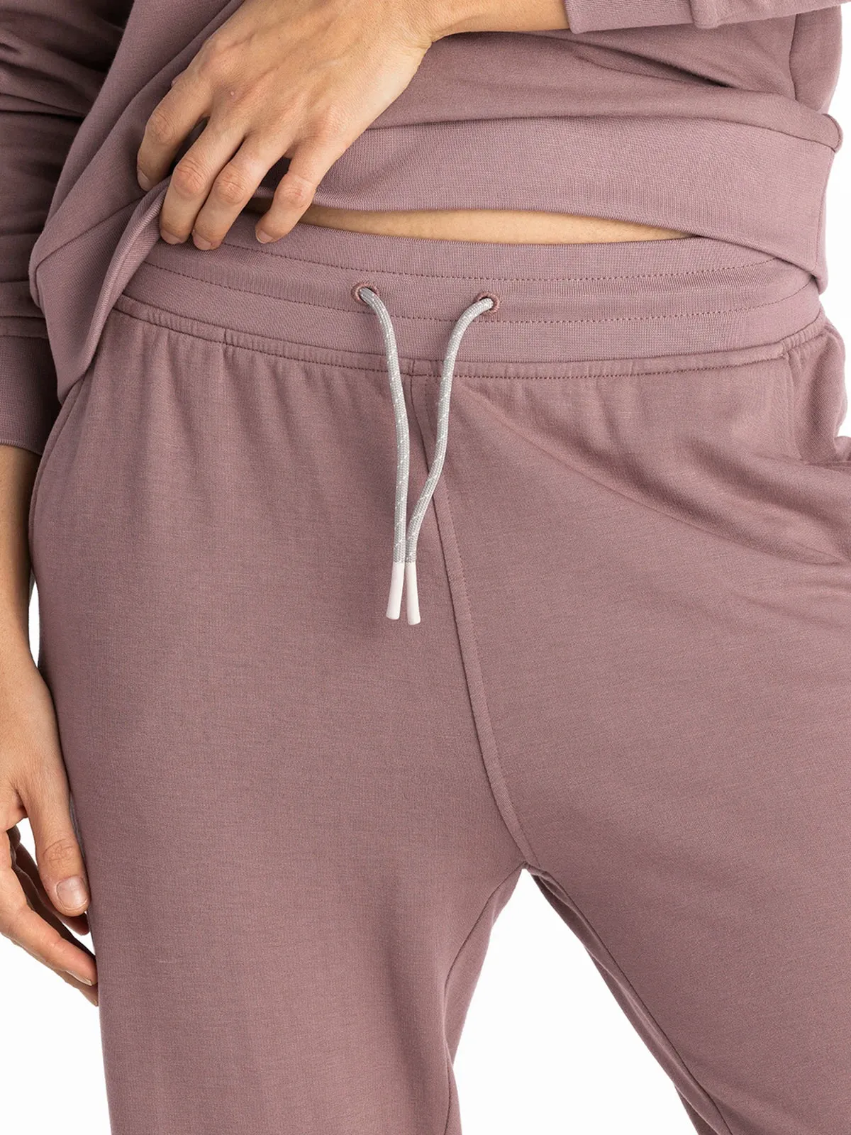 Women's Bamboo Lightweight Fleece Jogger - Canyon