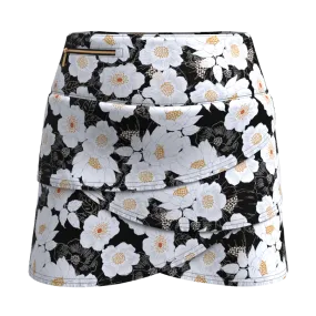 Yaya Ice Skort 15.5 inch - BLACK NIGHT FALL FLORAL